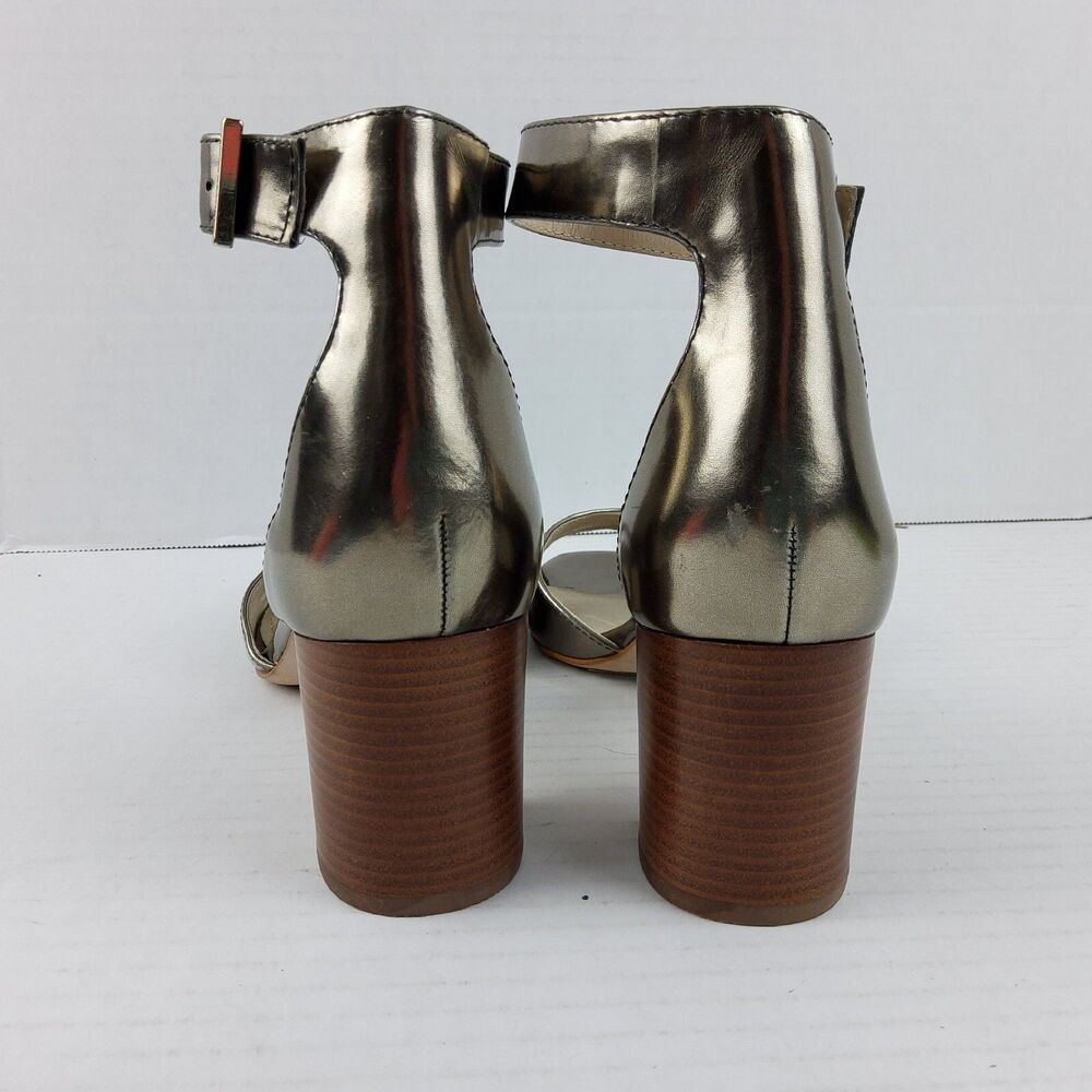 Louise Et Cie Women's Lo-Karisa Metallic Bronze Heels Sandals Size 7.5M - Picture 5 of 8